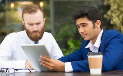 Customer searching for a local business online in 2026