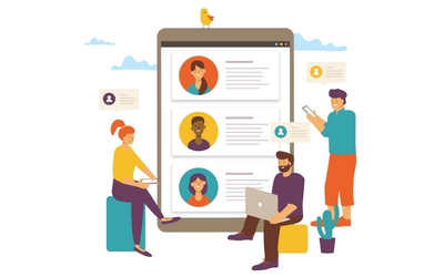  Customer searching for a local business online
