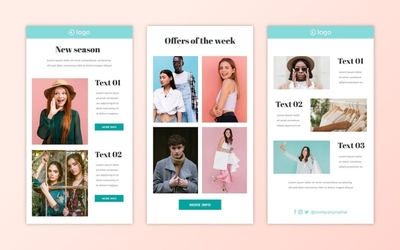 Multi-page website with clear navigation menu